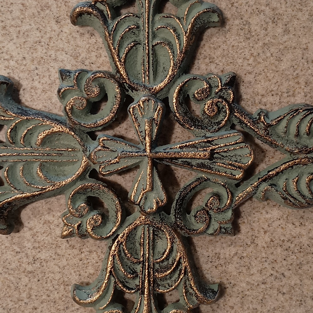 Cast iron cross - Picture 3 of 8